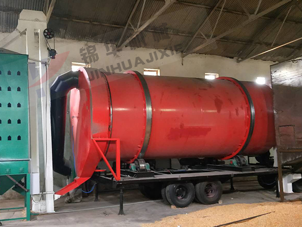 伊犁大型水稻烘幹機（jī）械設備現場 