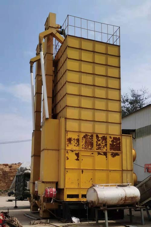 損壞的塔式水稻烘幹機